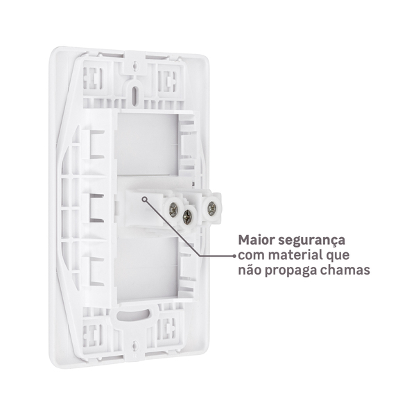 Conjunto 1 tomada Energia 10A 4x2 Stella Steck - Imagem 2